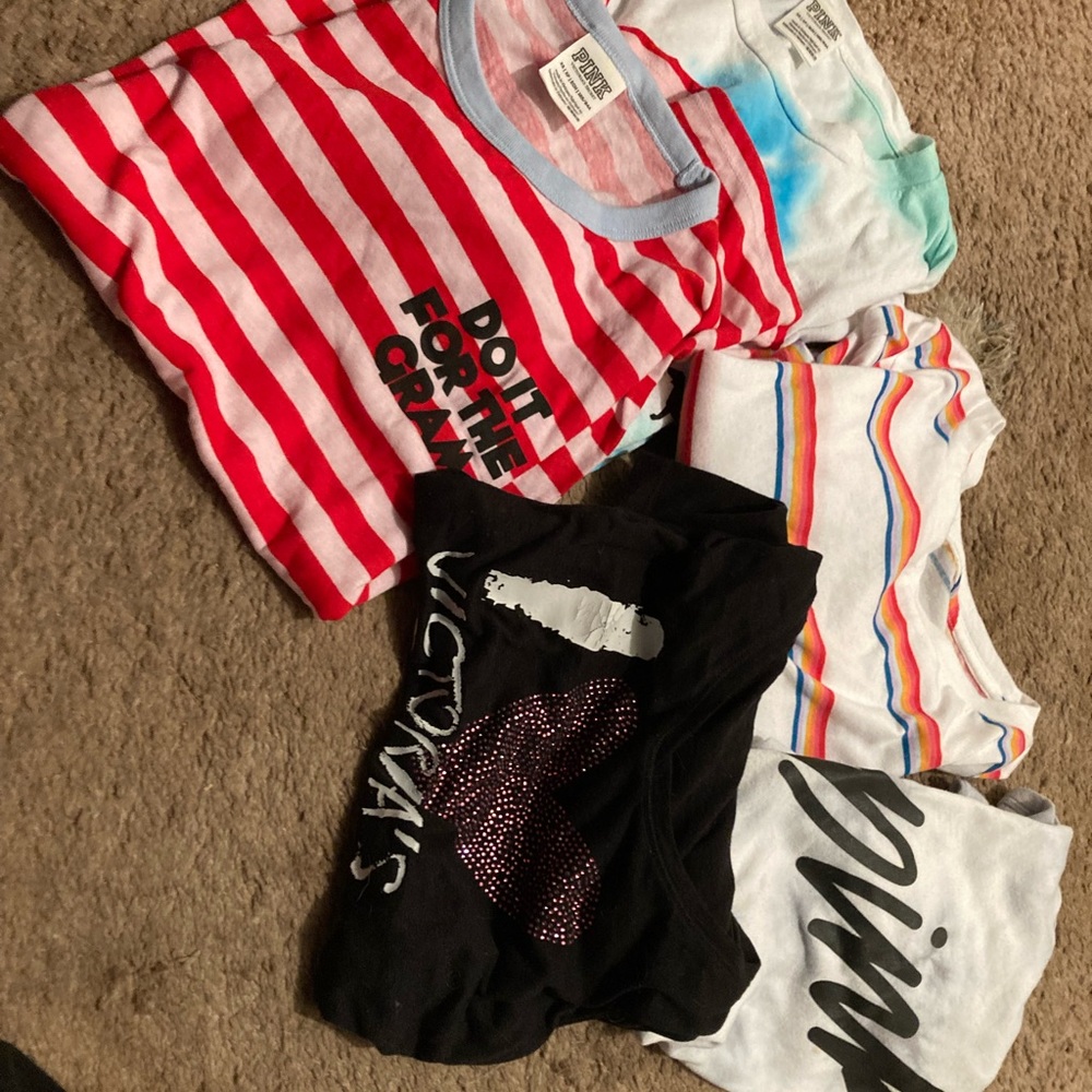 Bundle of 5 VS/PINK shirts